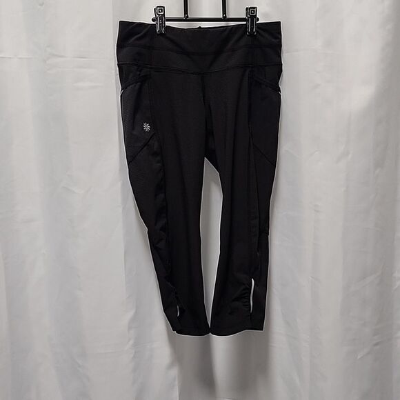 Athleta Skinny Yoga Workout Crop Capri Legging Sz XXS - Picture 1 of 5